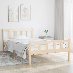 810664 vidaXL Cadru de pat, 90x200 cm, lemn masiv