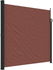 vidaXL Copertina laterală retractabilă, maro, 200x500 cm