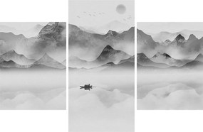 Tablou - Lac japonez (90x60 cm)