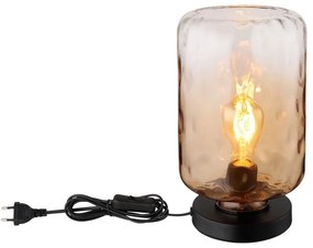 Veioza/Lampa de masa design decorativ DARINA chihlimbar