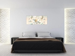 Tablou - Unicorn fericit (120x50 cm)