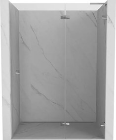 Mexen Lunar L ușă de duș pivotantă dreaptă 140 cm, transparentă, crom - 834L-140-000-01-00-P