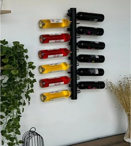 Raft de perete/suport vinuri, Wine Stand Homs, metal