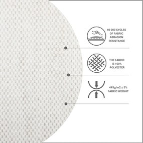 Pat boxspring crem cu spațiu de depozitare 180x200 cm Melba – Maison de Rêve