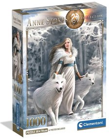 Fantasy Winter Guardians Puzzle Compact 1000 de piese Anne Stokes de la Clementoni