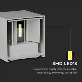 Aplică LED de exterior LED/11W/230V 3000K IP65 gri