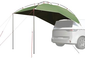 vidaXL Cort auto verde rezistent la apă