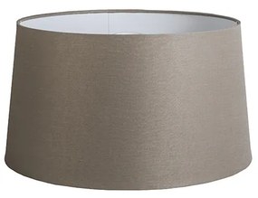 Abajur din in culoarea Taupe 45 cm