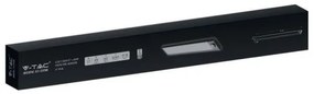 Corp led pentru dulap cu senzor de miscare si acumulator, 2.5 W, lumina neutra(4000K), 260 lm, IP20, negru, V-TAC
