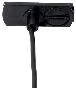 Lampă modernă pandantiv bronz închis pentru sistem de șină monofazat - Iconic Frini