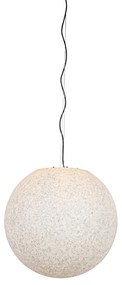 Lampa suspendata de exterior moderna gri 56 cm IP65 - Nura