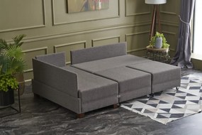 Coltar Extensibil Fly Corner Sofa Bed Left, Gri