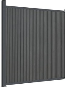 vidaXL Panouri de gard, gri, 173x186 cm, WPC