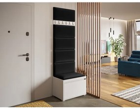 Mobilier pentru hol Kendora 60 (cu 6 buc panouri tapițate Pazara 60x30) (manila 18). Promo -17%. 1054018