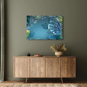 Tablou - Frunzele plantelor tropicale (90x60 cm)