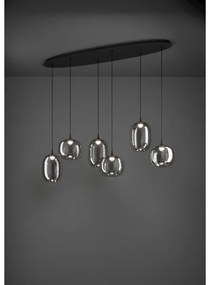 Lustră LED dimabilă pe cablu Eglo 390415 LARVA 6xLED/3,7W/230V 2700-6500K + telecomandă