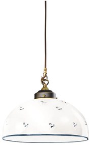 Lustră pe cablu Kolarz 731.32.19 NONNA 1xE27/75W/230V d. 36 cm albastru