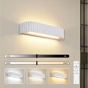 Brilagi - Aplica LED dimerizabilă FALCON MODERN LED/14W/230V 40 cm albă + telecomandă