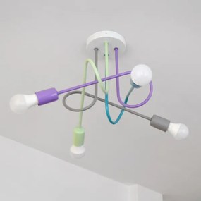 Lustr LED OXFORD 4xE27/10W/230V montat plafonieră