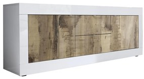 Comodă NERILA albă/maro