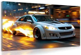 Tablou Taxi Peugeot