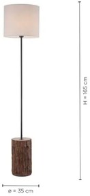 Lampadar BARK 1xE27/40W/230V Leuchten Direkt 11234-79