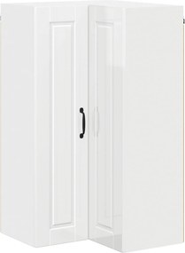 vidaXL Dulap de bucătărie Alb lucios 57 x 57 x 100 cm Lemn compozit