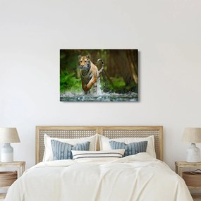 Tablou cu trigrul fugind (90x60 cm)