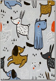 Covor ASR CRPT-6, 160x230 cm, forma dreptunghiulara, poliester, multic