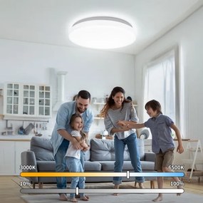 Brilagi - Plafonieră LED MILKY WAY LED/24W/230V 3000/4000/6500K Ø 38 cm