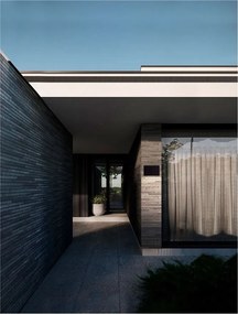 Aplica LED iluminat exterior ambiental IP65 YOKO negru