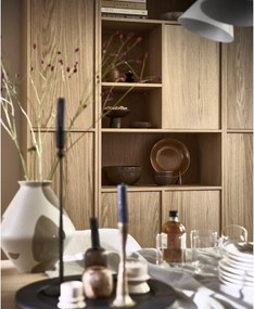 Bibliotecă modulară cu aspect de lemn de stejar 77x199 cm Modulair – vtwonen