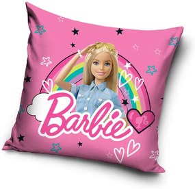 Barbie Rainbow Husă pernă catifea 40x40 cm