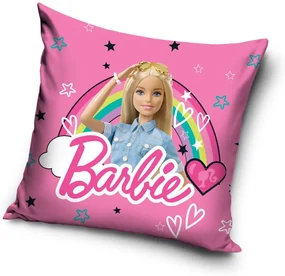 Barbie Rainbow Husă pernă catifea 40x40 cm