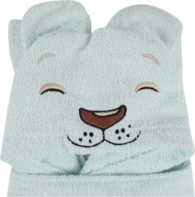 Halat pentru copii verde mentă pentru 1-2 ani din bumbac Aslan – Foutastic