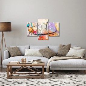 Tablou - Abstract, pasăre (90x60 cm)