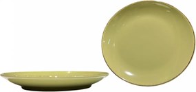 Farfurie Gresie 26cm HOME Verde Olive Pal, fel principal