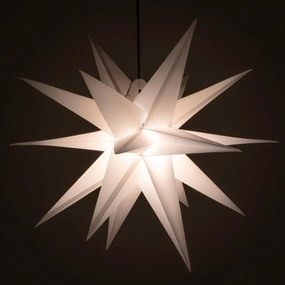 Decorațiune de Crăciun - Steaua cu cronometru 1 LED,55cm,alb
