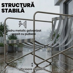 Outsunny canapea terasă relaxare | Aosom Romania