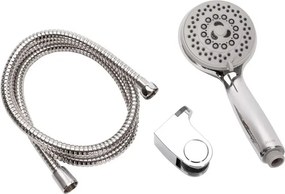Set para cu suport si furtun de dus Rea crom