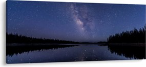 Tablou cu cerul nocturn (120x50 cm)