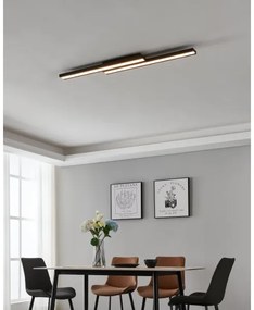 Plafonieră LED RGBW dimabilă Eglo 31715 SALITERAS-Z LED/20,4W/230V negru