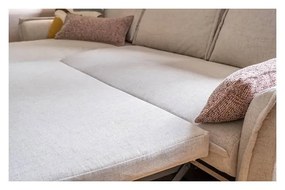 Canapea extensibilă în formă de „U” cu șezlong pe partea dreaptă Miuform Charming Charlie, turcoaz