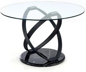 Masa de bucaterie Optico, transparenta/neagra