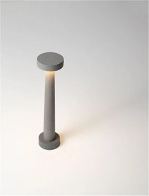 Stalp LED din ciment pentru exterior IP65 Cram Gray H-50cm