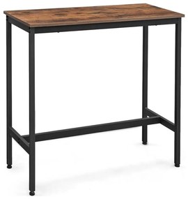 Masă de bar BARTIS maro/negru