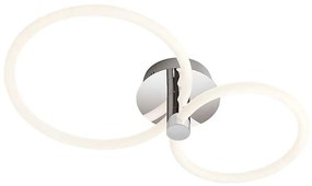 Redo 01-2222 - Plafonieră LED dimmabilă SPELL LED/32W/230V, crom lucios