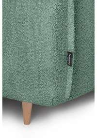 Canapea verde extensibilă cu tapițerie din stofă bouclé 215 cm Patti – Bonami Selection