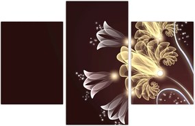 Tablou - Flori strălucitoare (90x60 cm)