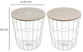 Măsuțe auxiliare 2 buc. rotunde ø 40 cm – Casa Selección